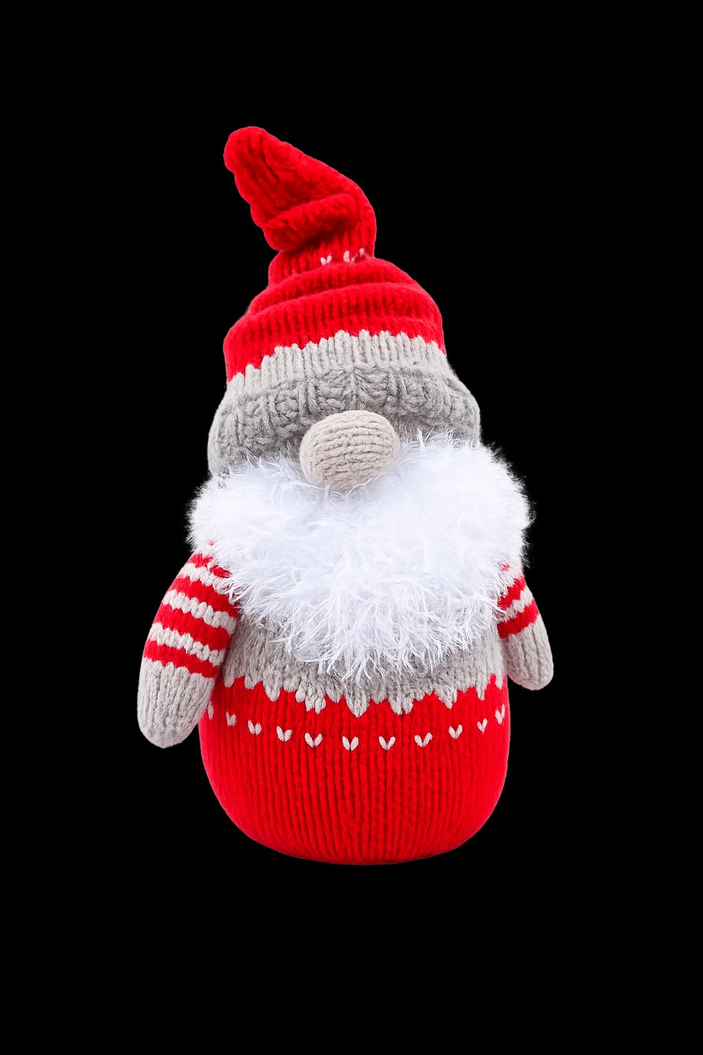 Collection of colourful knitted gonks